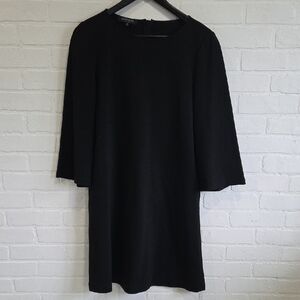 Lafayette 148 New York Black Long Sleeve Dress